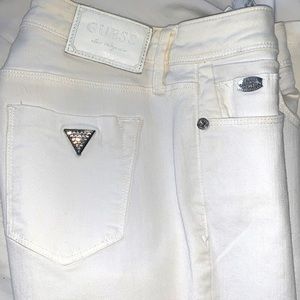 Guess Premium Size 26 White denim jeans